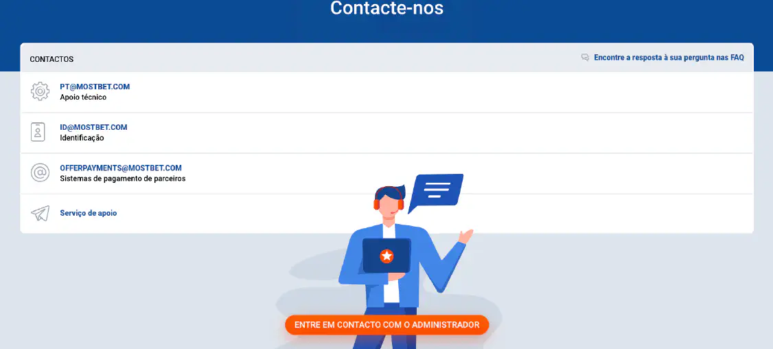 Suporte Mostbet PT 2026